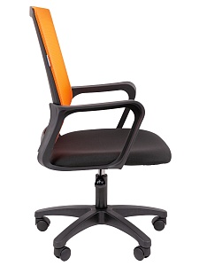 Офисное кресло CHAIRMAN 606 LT, ткань/сетка, оранжевый
